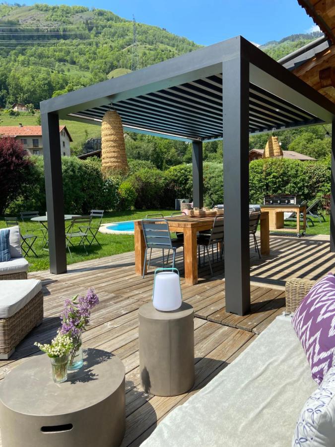 Grand Chalet A La Montagne Bourg-Saint-Maurice Exterior foto